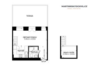 Prodej bytu 1+kk, Praha - Bubeneč, Korunovační, 27 m2