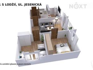 Prodej bytu 3+1, Šumperk, Jesenická, 60 m2