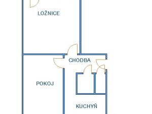 Pronájem bytu 2+1, Karviná, Borovského, 56 m2