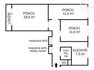 Prodej bytu 3+1, Ostrava - Poruba, Heyrovského, 68 m2