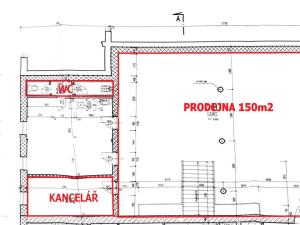 Pronájem obchodního prostoru, Hodonín, Dolní Valy, 130 m2