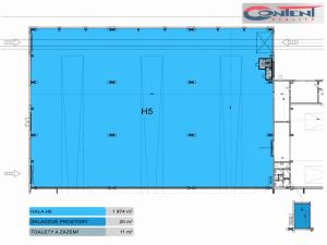 Pronájem skladu, Praha - Malešice, U Stavoservisu, 2005 m2