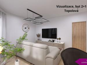 Pronájem bytu 2+1, Olomouc - Slavonín, Topolová, 58 m2