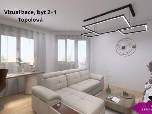 Pronájem bytu 2+1, Olomouc - Slavonín, Topolová, 58 m2