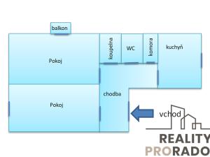 Prodej bytu 2+1, Ústí nad Labem, Těšínská, 66 m2