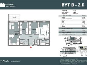 Prodej bytu 4+kk, Velká Bystřice, 87 m2