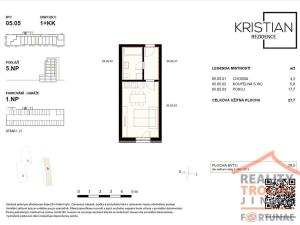 Prodej bytu 1+kk, Hradec Králové, Pod Zámečkem, 28 m2