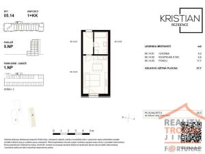 Prodej bytu 1+kk, Hradec Králové, Pod Zámečkem, 28 m2