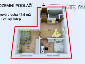 Prodej bytu 2+1, Opava, Těšínská, 52 m2