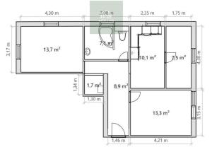 Prodej bytu 3+1, Staňkov, U pošty, 73 m2