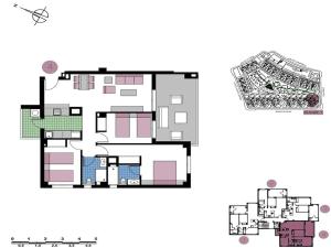 Prodej bytu 3+1, Orihuela, Španělsko, urbanización Mil Palmeras, 85 m2