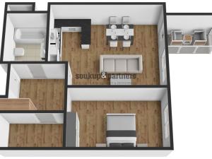 Prodej bytu 2+kk, Praha - Dolní Měcholupy, Kardausova, 58 m2