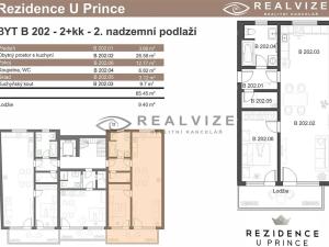 Pronájem bytu 2+kk, České Budějovice, Rudolfovská tř., 63 m2