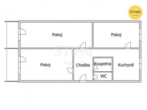 Pronájem bytu 3+1, Ostrava, Hlavní třída, 80 m2