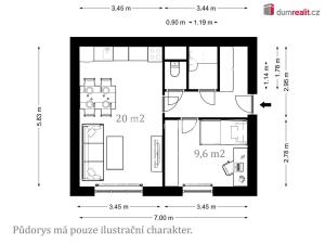 Prodej bytu 2+kk, České Budějovice - České Budějovice 2, J. Bendy, 40 m2