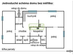 Prodej rodinného domu, Dobrá Voda u Českých Budějovic, Trávní, 90 m2