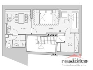 Pronájem bytu 1+1, Opava - Předměstí, Komárovská, 45 m2