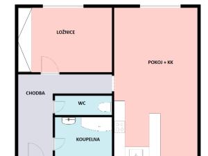 Pronájem bytu 2+kk, Brno, Svážná, 49 m2