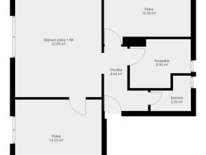 Pronájem bytu 3+kk, Polička, 1. máje, 60 m2