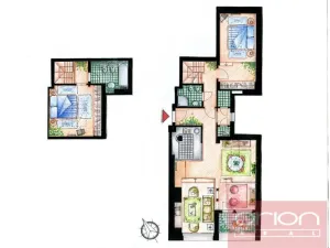 Pronájem bytu 3+kk, Praha - Nové Město, Odborů, 100 m2