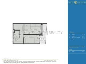 Pronájem bytu 2+kk, České Budějovice - České Budějovice 2, 52 m2