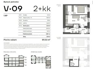 Prodej bytu 2+kk, Praha - Vršovice, Bartoškova, 48 m2