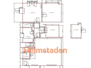 Pronájem kanceláře, Karviná - Nové Město, tř. Osvobození, 76 m2