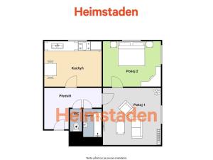 Pronájem bytu 2+1, Ostrava - Poruba, náměstí Jana Nerudy, 60 m2