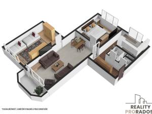 Prodej bytu 3+1, Brno - Lesná, Arbesova, 76 m2