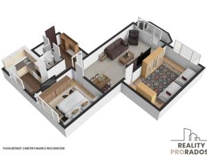 Prodej bytu 3+1, Brno - Lesná, Arbesova, 76 m2