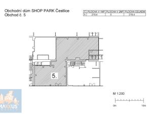 Pronájem obchodního prostoru, Čestlice, Průhonická, 219 m2