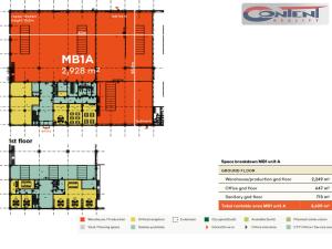 Pronájem výrobních prostor, Mladá Boleslav - Bezděčín, 2249 m2