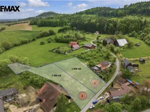 Prodej pozemku pro bydlení, Podhradí, 1400 m2