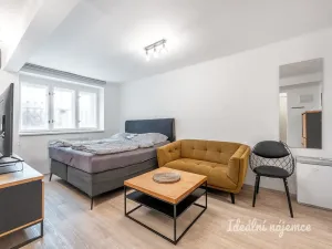 Pronájem bytu 1+kk, Praha - Břevnov, Za Strahovem, 24 m2