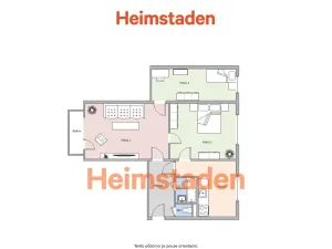 Pronájem bytu 3+1, Havířov - Město, Klidná, 60 m2