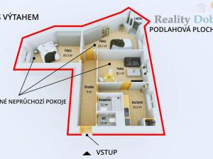 Pronájem bytu 3+1, Opava, Olbrichova, 72 m2