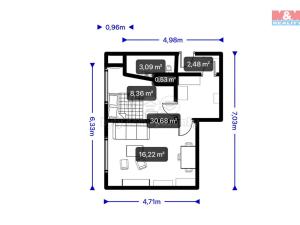 Pronájem bytu 2+kk, Sokolov, Švabinského, 37 m2