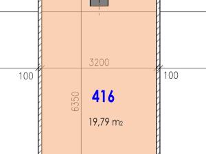 Pronájem kanceláře, Zlín, Kvítková, 21 m2