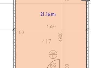 Pronájem kanceláře, Zlín, Kvítková, 21 m2