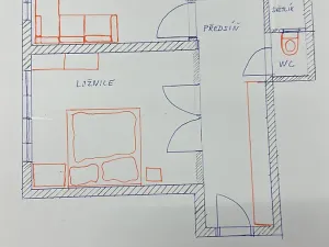 Pronájem bytu 2+kk, Praha - Holešovice, Veletržní, 55 m2