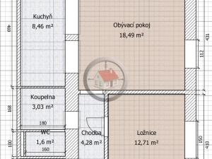 Prodej bytu 2+1, Havlíčkova Borová, Drahotín, 51 m2