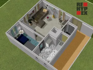 Prodej bytu 2+kk, Nový Oldřichov - Mistrovice, 40 m2