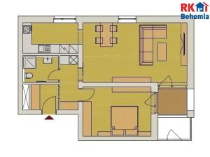 Pronájem bytu 2+kk, Český Brod, Klučovská, 68 m2