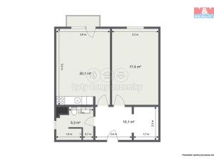 Prodej bytu 2+kk, Ostrov, Severní, 53 m2