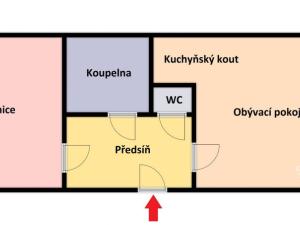 Prodej bytu 2+kk, Přezletice, Pod Zahrady, 54 m2