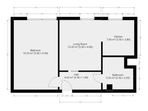 Pronájem bytu 2+kk, Praha - Letňany, Fryčovická, 52 m2