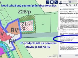 Prodej pozemku pro bydlení, Hybrálec, 2500 m2