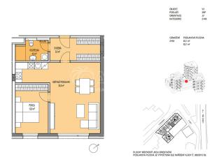 Pronájem bytu 2+kk, Liberec - Liberec III-Jeřáb, U Nisy, 10145 m2