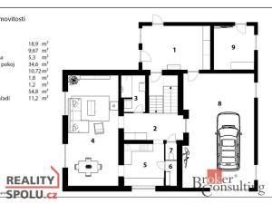 Prodej rodinného domu, Kralupy nad Vltavou - Lobeček, Kuzmínova, 350 m2