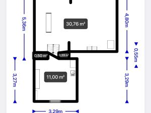 Pronájem kanceláře, Třebíč - Horka-Domky, Bráfova tř., 45 m2